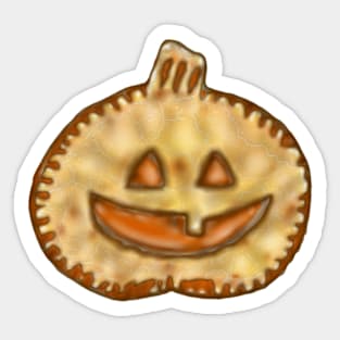 Jack-o-Lantern Hand Pie Sticker